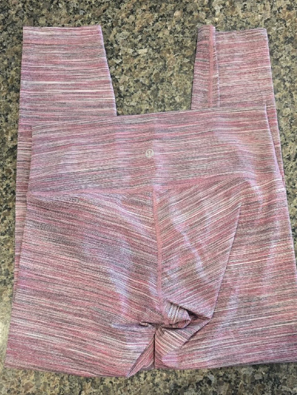 Lululemon Wunder High Times Size 8 Space Dye Camo Tender Violet
